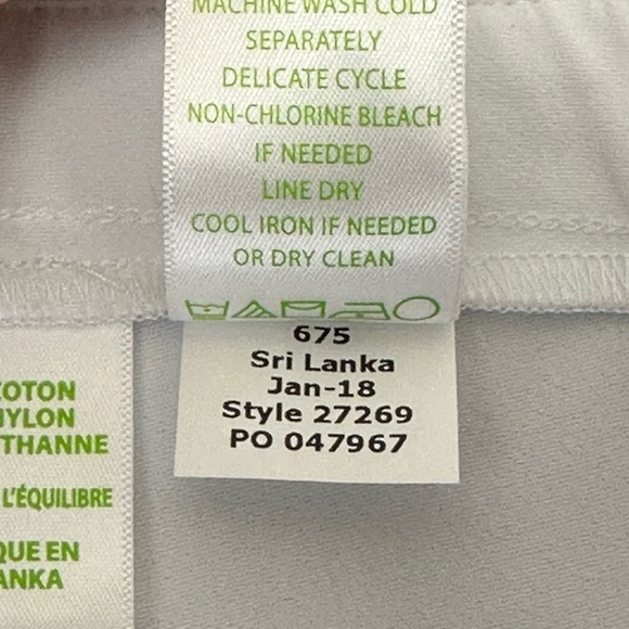 Lilly Pulitzer White Alessia Stretch Dinner Pant 4 Resort  Office Classi… - Picture 7 of 13